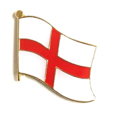 England Flag Lapel Pin; One International Waving World Flag Pin Badge Patriotic Country Hat Lapel Badge (England)