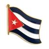 Cuba Flag Lapel Pin; One International Waving World Flag Pin Badge Patriotic Country Hat Lapel Badge (Cuba) view 1