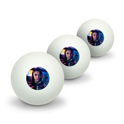 GRAPHICS & MORE Riverdale Veronica Character Novelty Table Tennis Ping Pong Ball 3 Pack