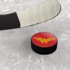 GRAPHICS & MORE Wonder Woman Wonder Woman Icons Logo Ice Hockey Puck view 2