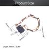 MroMax Yellow Chain Lock, 550mm/21.65" Long, 4.5mm/0.18" Diameter Buckle 1pcs view 2