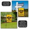 Cal Berkeley Golden Bears Vintage Retro Garden Flag view 4