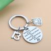 BEKECH Birthday Keychain Gifts for Him/Her,10th 12th 13th 14th 15th 16th 18th 30th 40th 50th Birthday Cake Birthday Key Ring Gift, Behind You All Memories Before You All Your Dream (13th) view 3