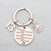 BEKECH Birthday Keychain Gifts for Him/Her,10th 12th 13th 14th 15th 16th 18th 30th 40th 50th Birthday Cake Birthday Key Ring Gift, Behind You All Memories Before You All Your Dream (13th) view 4