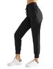 AJISAI Women's Joggers Pants with Pockets Drawstring Sweatpants for Running Workout Lounge Wear Black L view 1