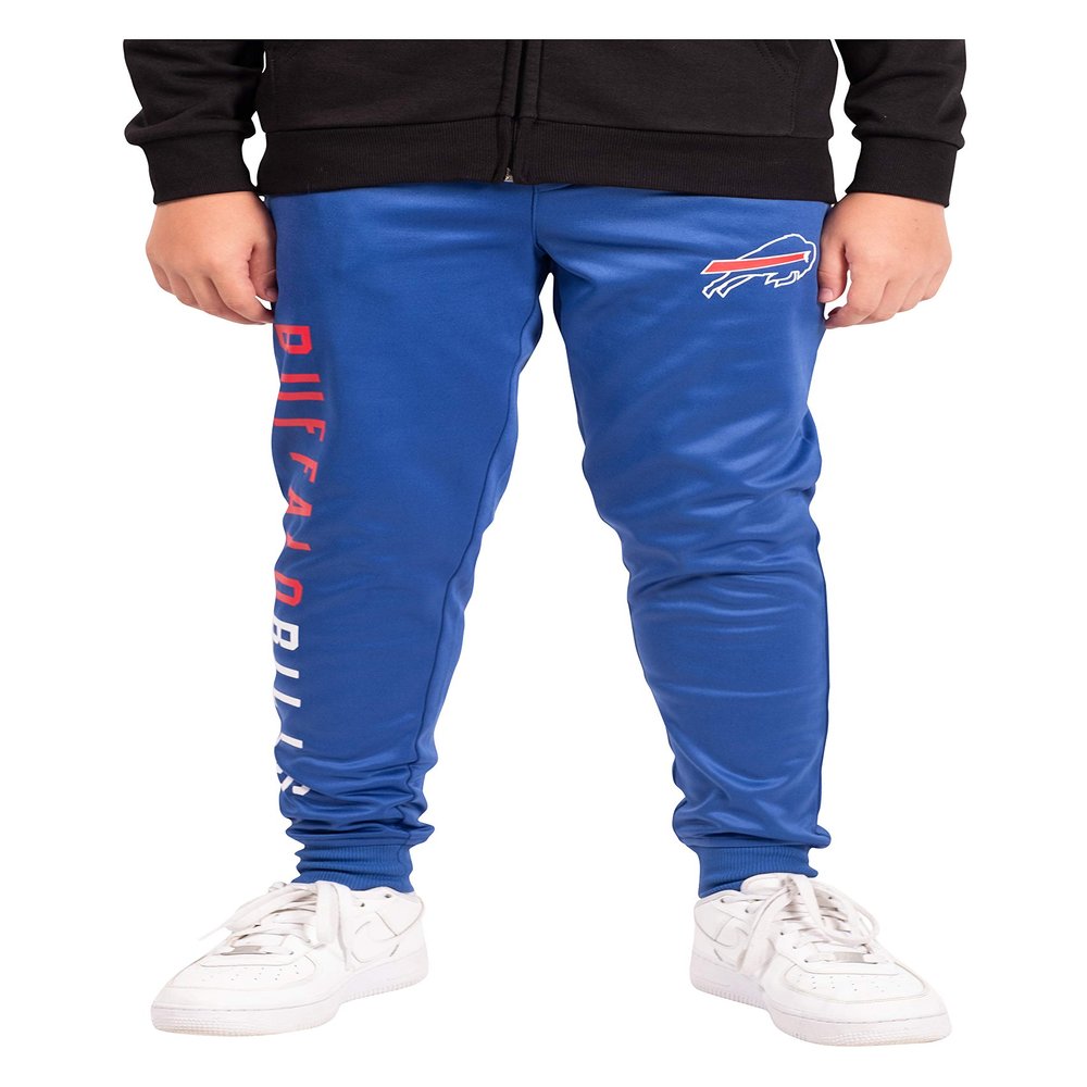 Ultra Game NFL Official Youth Super Soft Game Day Jogger Sweatpants, Buffalo Bills, Team Color, 18-20