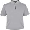 Badger Sport B-Core Short Sleeve 1/4 Zip, Silver/Graphite, 3X-Large view 1