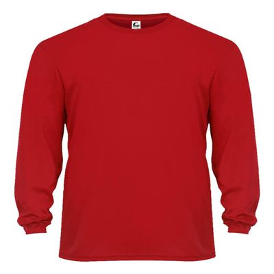 C2 L/S Tee Red X-Large