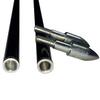 Capitano 28-Inch Archery Fiberglass Target Practice Arrow Replaceable Screw-in Tips with Nocks and Fletches, 71CM (1 Dozen) view 1