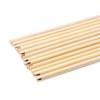 ZSHJGJR 31.5 Inch Wooden Arrow Shaft Handmade Shaft OD 8mm Bare Raw Shafts with Nock for DIY Practice Targeting Arrow 12/24 Pieces (24 pcs) view 1