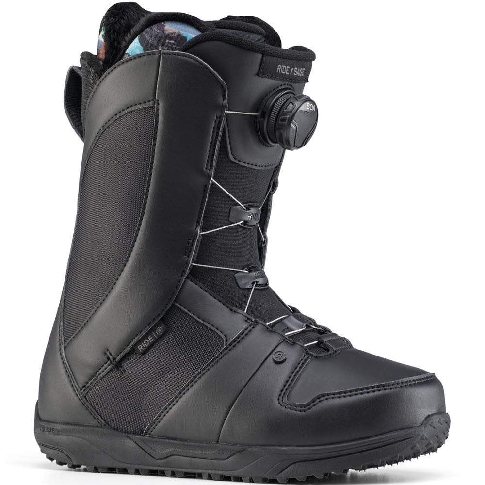 Ride 2020 Sage Womens Black Size 8 Snowboard Boots