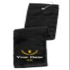 Printualist Personalized Golf Towel - Custom Embroidered Design & Name - Golf Bag Design - 16" x 26", Black, Absorbent Cotton Terry Velour Fabric view 1