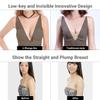 Adhesive Bra,Self-Adhesive Women Invisible Nippleless Covers, Push up Reusable Breathable Sticky Bras (B, Beige) view 3