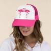 Custom Kid Truck Hats Personalized Mesh Adjustable Baseball Cap Sun Visor Hats view 3