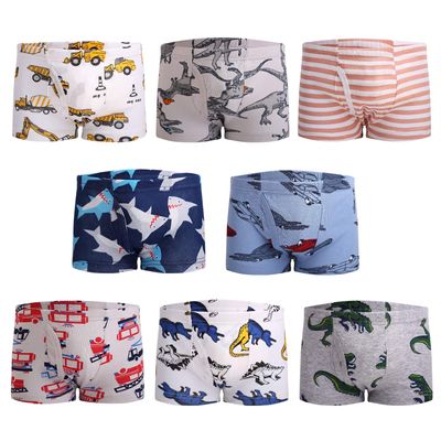 Taxzode Children's Underwear; Boys' Underwear - 8-Pack Cotton Underwear, Small Boys Size 2-3T to 5-6 Years, 7-8 Years