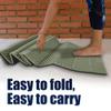 VGEBY1 Outdoor Foam Camping Mat, Black Green, 192cm x 56cm view 2