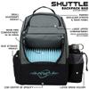 MVP Disc Sports Shuttle Disc Golf Backpack Bag (Gray/Teal) view 2
