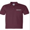 ALLNTRENDS Men's Polo T Shirt Security Embroidered Officer Top Embroidery Guard (L, Maroon) view 1