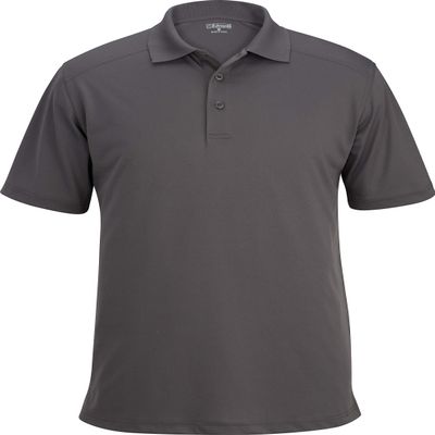 Edwards Men's Lightweight Snag-Proof Short Sleeve Polo 3XL Tall Steel Grey