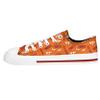 FOCO Virginia Tech Hokies NCAA Womens Low Top Repeat Print Canvas Shoes - 7 view 2