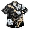 FOCO NCAA Army Black Knights Mens Tropical Button Up Shirtneon Palm Tropical Button Up Shirt, Neon Palm, Large view 1
