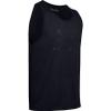 Under Armour Men's Sportstyle Logo Tank, Black (001)/Quirky Lime, X-Small view 3