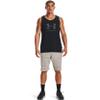 Under Armour Men's Sportstyle Logo Tank, Black (001)/Quirky Lime, X-Small view 4