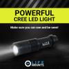 Life Mounts Firefighter Helmet Light - 3.5"x1.5", White LED - 360 Rotation Side Mount Hard Hat Light - Quick Detach & Handheld Fire Helmet Flashlight - Weatherproof Headlamp for Hard Hat Brim view 2