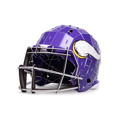 FOCO Minnesota Vikings NFL PZLZ Helmet, Team Color, PZLZNF3DHLM, One Size