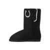 FOCO NFL Indianapolis Colts Knit High End Button Boots, Large (9-10), Black view 3