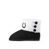 FOCO NFL Indianapolis Colts Knit High End Button Boots, Large (9-10), Black view 4