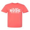 Everyone Else is Thinking | Funny Shirts for Men Premium Sarcastic Tshirts for Men | Bold Mens Graphic T-Shirts with Humor Printed Design | Graphic Novelty Sarcastic Funny T Shirt XL Coral view 1