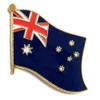 Australia Flag Lapel Pin; One International Waving World Flag Lapel Pin Badge Patriotic Country Hat Lapel Pin view 1
