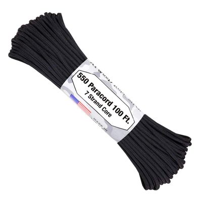 Atwood Rope MFG 550 Paracord 300 Feet 7-Strand Core Parachute Cord (Stealth Grey)