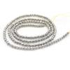 2mm Round Faceted Small Jewelry Loose Gemstone Beads Strand 15" Natural Stone for Necklace Bracelet DIY Design (#28 KC Gold Hematite) view 1
