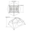 Oudoor Camping Professional Easy Tent Set Up by Pole view 4