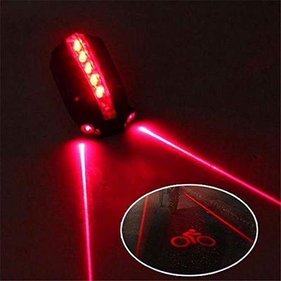 Outdoor&Sport +5 LED Bicycle Tail Light Beam Safety Warning