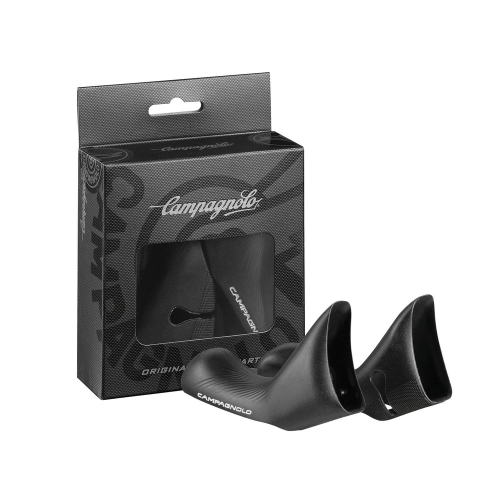 Campagnolo Super Record Disc 12 Brake Hoods Black Pair - EC-SRDB600