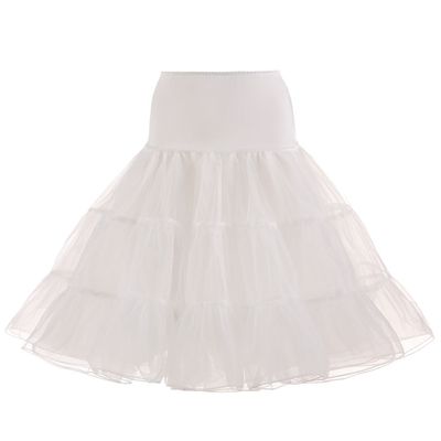 Kumeng Women's 50s Vintage Petticoat Half Slip Tutu Underskirt 25.59" Crinoline Rockabilly