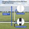 JungleA 22FT Portable Complete Pickleball Tennis Net Set System Volleyball Soccer Pickleball Tennis Badminton Net System Stand Set W/Carry Bag for Indoor and Outdoor view 4