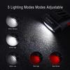 klarus HC3 Rechargeable Motion Sensor Cap Visor Light - 100 Lumens COB LED Clip on Hat Light - Headlamp Flashlight with Red Light for Fishing Running Camping Reading view 3