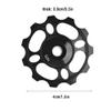 11T Wheel, Rear Derailleur Pulley for Mountain Replacement Parts(Black) view 4