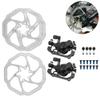 Brake Rotor Set,Mechanical Disc Brake Front Rear Rotors Set Cycling Accessory view 3