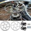 Brake Rotor Set,Mechanical Disc Brake Front Rear Rotors Set Cycling Accessory view 4