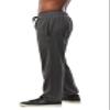 KNOCKER Sweatpants - Men's Active Stretch Open Bottom Terry Sweatpants with Pockets (2XL, Charcoal) view 2