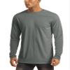MAGCOMSEN Men's Long Sleeve Sun Protection Shirts SPF 50+ UV Running Hiking Fishing Rashguard Dark Grey view 1