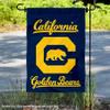 Cal Berkeley Golden Bears Block C Logo Garden Flag view 2