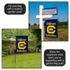 Cal Berkeley Golden Bears Block C Logo Garden Flag view 4