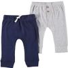 Carter's Baby 2-Pack Pants Set (Navy Blue/Grey, 24 Months)