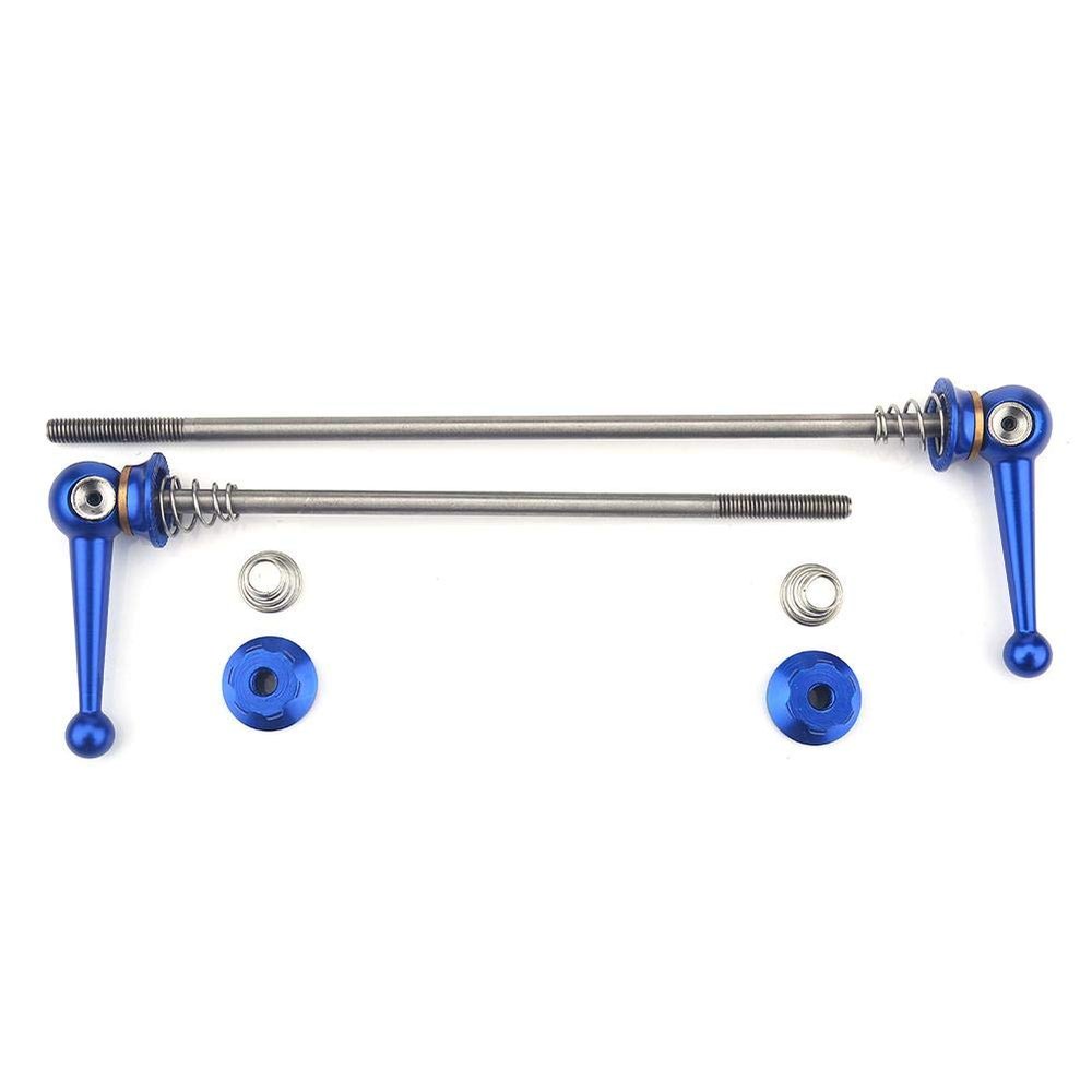 2pcs Alloy Quick Release Skewer Set Replacement Repair Parts Accessory(Blue)